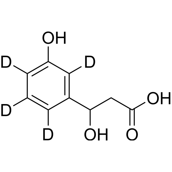 3-Hydroxy-3-(3-hydroxyphenyl-2,4,5,6-d4)propanoic acid
